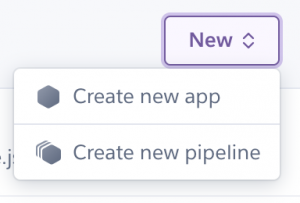 Creating a new Heroku application